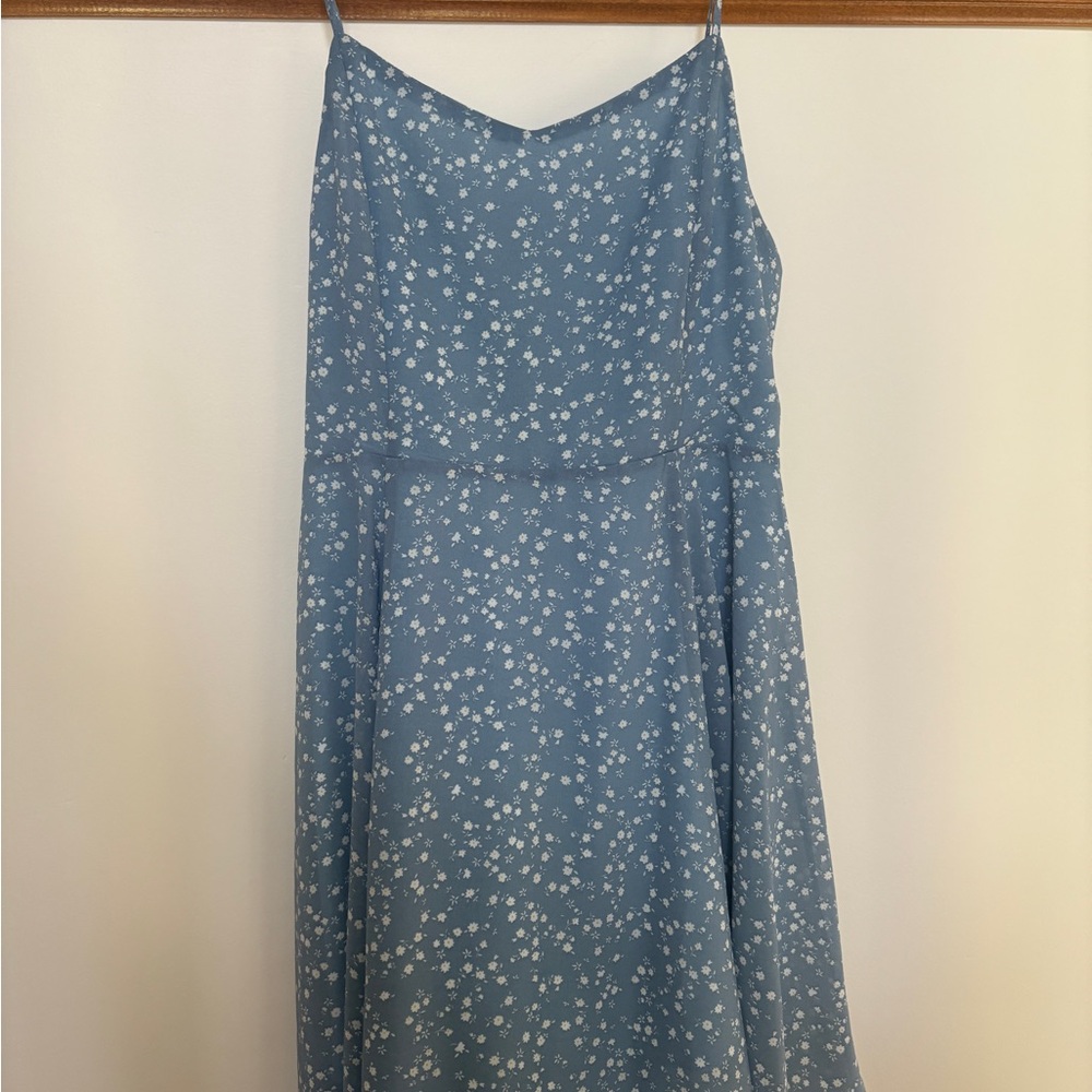 Floral Blue Women's Skirt